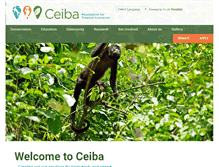 Tablet Screenshot of ceiba.org